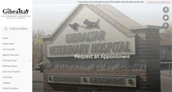 Desktop Screenshot of gibraltarvet.com
